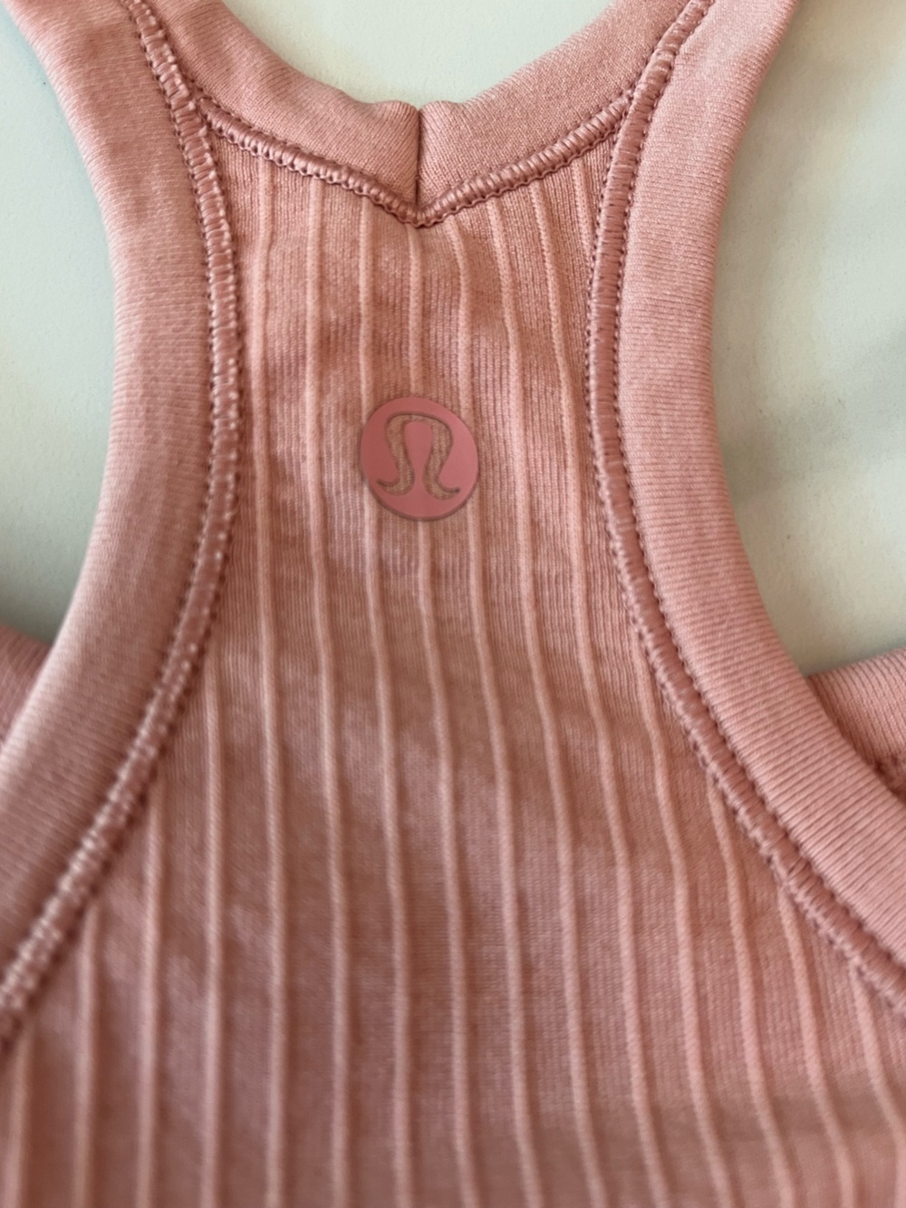 Lululemon Athletica Pink Ribbed Tank Top - Picture 3 of 7